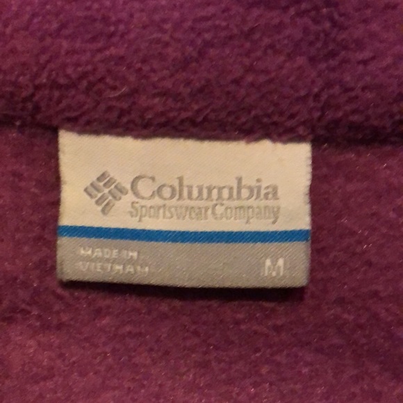 Columbia pink fleece jacket, size Medium - Picture 2 of 3